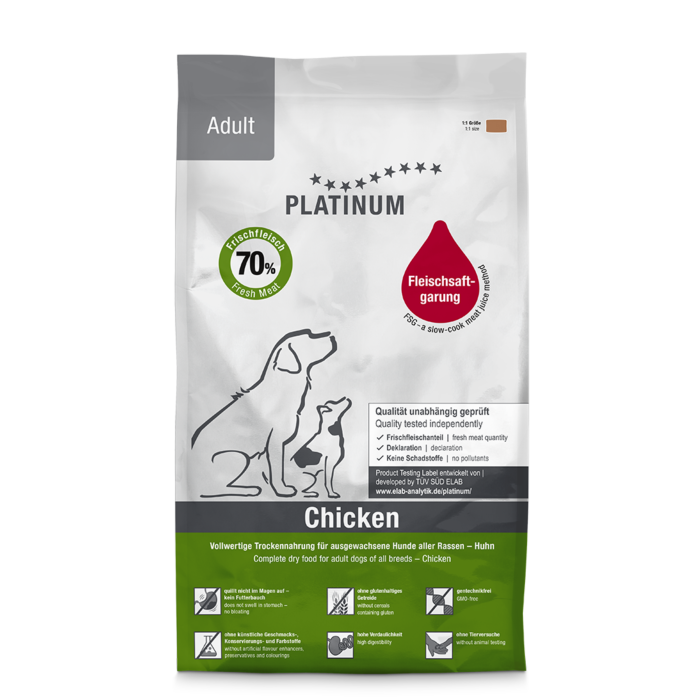 Verpackung Platinum Adult Chicken